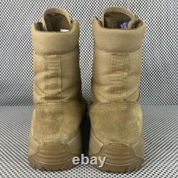 Bottes de combat MCRAE T1 Coyote pour homme, taille 9,5 R, marron, bottes militaires tactiques pour temps chaud