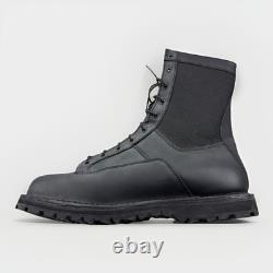 Bottes de combat Rocky LT 8 en cuir noir avec semelle Vibram tactiques militaires pour hommes 15W