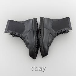 Bottes de combat Rocky LT 8 en cuir noir avec semelle Vibram tactiques militaires pour hommes 15W