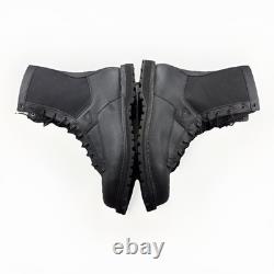Bottes de combat Rocky LT 8 en cuir noir avec semelle Vibram tactiques militaires pour hommes 15W