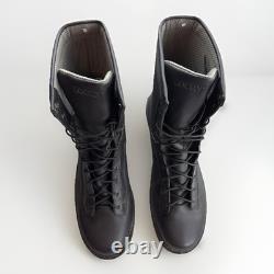 Bottes de combat Rocky LT 8 en cuir noir avec semelle Vibram tactiques militaires pour hommes 15W