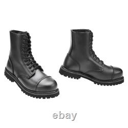 Bottes de combat classiques Brandit unisexes militaires et tactiques avec lacets noirs