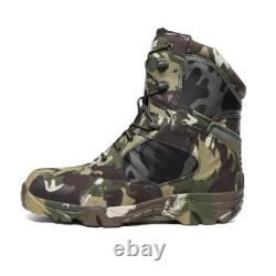 Bottes de combat de l'armée Bottes militaires Chaussures de randonnée respirantes Combat tactique désertique