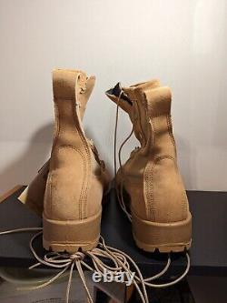 Bottes de combat de vol étanches Gore Tex Belleville 790v Tan désert taille 10.5 R hommes
