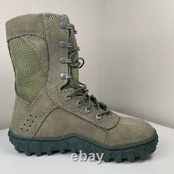 Bottes de combat légères et tactiques militaires en plein air Rocky S2V pour hommes de taille 6W en vert sauge