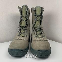 Bottes de combat légères et tactiques militaires en plein air Rocky S2V pour hommes de taille 6W en vert sauge