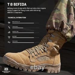 Bottes de combat militaires GARMONT TACTICAL T8 Bifida pour hommes/femmes, taille 12, Coyote