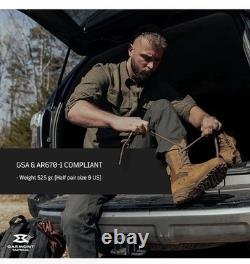 Bottes de combat militaires GARMONT TACTICAL T8 NFS 670 T. A. A. pour hommes et femmes -10 W
