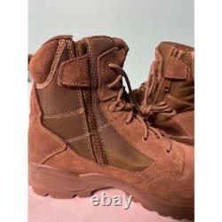 Bottes de combat militaires tactiques à lacets, hauteur de cheville, couleur désert tan, chaussures d'extérieur