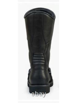 Bottes de combat militaires tactiques en cuir marron pour homme, à lacets avec fermeture éclair latérale, faites à la main