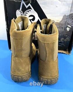 Bottes de combat militaires tactiques pour hommes 5.5 M Nib Rocky Rkc050 S2v couleur brun coyote