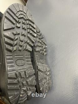 Bottes de combat tactiques Belleville noires militaires à fermeture éclair et lacets, semelle Vibram, 8,5 W