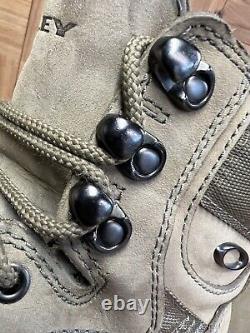 Bottes de combat tactiques RARE OAKLEY Top Coyote marron kaki 12 pour hommes militaires