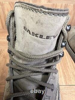 Bottes de combat tactiques RARE OAKLEY Top Coyote marron kaki 12 pour hommes militaires