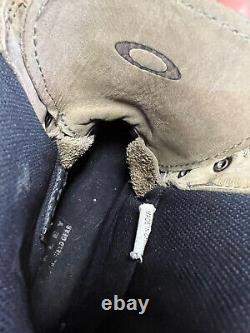 Bottes de combat tactiques RARE OAKLEY Top Coyote marron kaki 12 pour hommes militaires