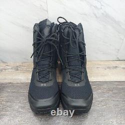 Bottes de combat tactiques Under Armour Micro G Valsetz Zip 3023748-001 pour homme taille 13