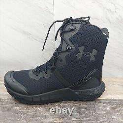 Bottes de combat tactiques Under Armour Micro G Valsetz Zip 3023748-001 pour homme taille 13