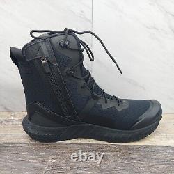 Bottes de combat tactiques Under Armour Micro G Valsetz Zip 3023748-001 pour homme taille 13