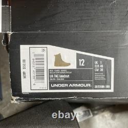 Bottes de combat tactiques Under Armour UA Tac Loadout 8 pour hommes, taille 12, coyote