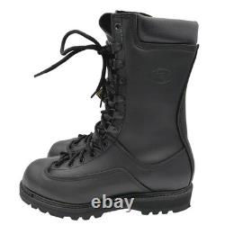 Bottes de combat tactiques isolées en Gore Tex en cuir noir pour homme Matterhorn 1949, taille 7,5W