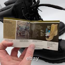 Bottes de combat tactiques isolées en Gore Tex en cuir noir pour homme Matterhorn 1949, taille 7,5W