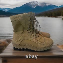 Bottes de combat tactiques militaires NWD ROCKY RKC050 pour hommes 12M S2V couleur marron coyote Army