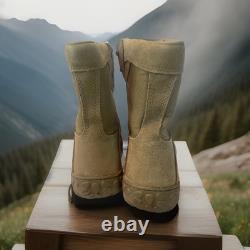 Bottes de combat tactiques militaires NWD ROCKY RKC050 pour hommes 12M S2V couleur marron coyote Army