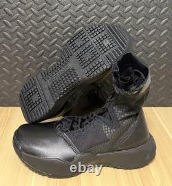 Bottes de combat tactiques militaires Nike SFB B1 Triple Black DX2117-001 Taille 9 pour hommes