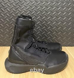 Bottes de combat tactiques militaires Nike SFB B1 Triple Black DX2117-001 Taille 9 pour hommes