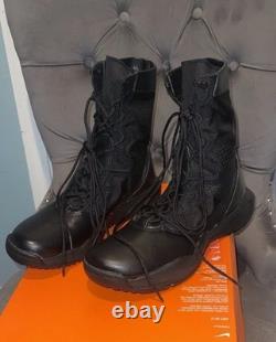 Bottes de combat tactiques militaires Nike SFB B1 Triple Noir Homme Taille 12 DX2117-001