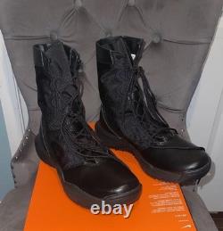 Bottes de combat tactiques militaires Nike SFB B1 Triple Noir Homme Taille 12 DX2117-001