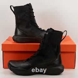 Bottes de combat tactiques militaires Nike SFB B2 'Triple Black' FN3717-001 taille 12,5