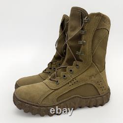 Bottes de combat tactiques militaires Rocky Rkc050 pour hommes 7m S2v couleur marron coyote