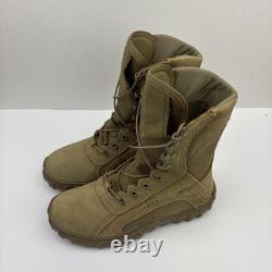Bottes de combat tactiques militaires Rocky Rkc050 pour hommes 7m S2v couleur marron coyote