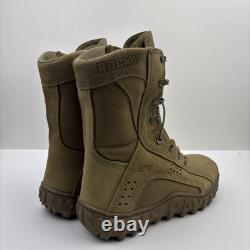 Bottes de combat tactiques militaires Rocky Rkc050 pour hommes 7m S2v couleur marron coyote