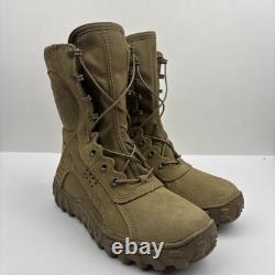 Bottes de combat tactiques militaires Rocky Rkc050 pour hommes 7m S2v couleur marron coyote