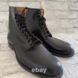 Bottes de combat tactiques militaires en cuir à lacets, rares, vintage, époque Vietnam, taille 10,5D Bottes de combat tactiques militaires en cuir à lacets, rares, vintage, époque Vietnam, taille 10,5D