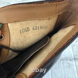Bottes de combat tactiques militaires en cuir à lacets, rares, vintage, époque Vietnam, taille 10,5D