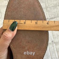 Bottes de combat tactiques militaires en cuir à lacets, rares, vintage, époque Vietnam, taille 10,5D