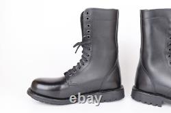 Bottes de combat tactiques militaires en cuir noir à 13 œillets taille 43 US 10 (HORS TAXE)