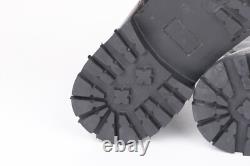 Bottes de combat tactiques militaires en cuir noir à 13 œillets taille 43 US 10 (HORS TAXE)
