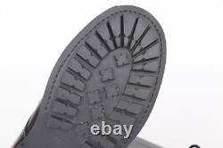 Bottes de combat tactiques militaires en cuir noir à 13 œillets taille 43 US 10 (HORS TAXE)
