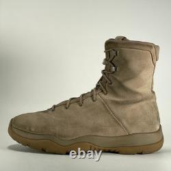 Bottes de combat tactiques militaires en daim pour homme Jordan Future Boot EP kaki, taille 12