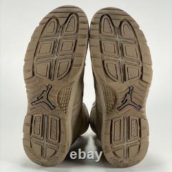 Bottes de combat tactiques militaires en daim pour homme Jordan Future Boot EP kaki, taille 12
