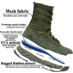 Bottes de combat tactiques militaires légères pour hommes, randonnée en plein air, désert, armée Bottes de combat tactiques militaires légères pour hommes, randonnée en plein air, désert, armée