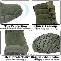 Bottes de combat tactiques militaires légères pour hommes, randonnée en plein air, désert, armée