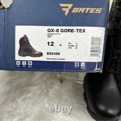Bottes de combat tactiques noires NIB GX-8 Gore-Tex pour hommes Bates E02488 US 12