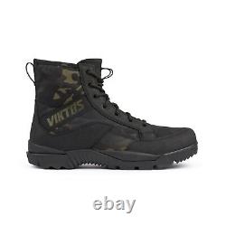 Bottes de combat tactiques pour hommes Johnny MC avec talon et bout en caoutchouc en nylon durable