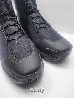 Bottes de combat tactiques pour hommes Under Armour Valsetz lacées 14 noires Vibram