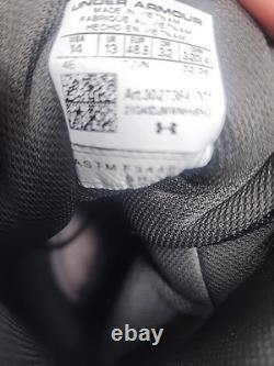 Bottes de combat tactiques pour hommes Under Armour Valsetz lacées 14 noires Vibram